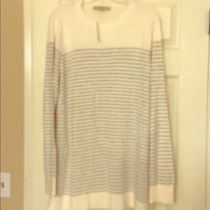 NWT Loft striped sweater XL
